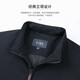 Shanshan (FIRS) High Density Anti-wrinkle Stand Collar Jacket Men's 2025 Autumn New Business Cadre Administrative Casual Commuting Jacket 711 Navy L (175)