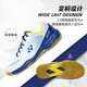 
YONEX new Yonex badminton shoes men's shoes women's shoes non-slip wear-resistant yy ultra-light shock-absorbing sports shoes SHB510WCR white and blue wide last comfortable model 43=275mm