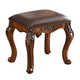 You Fuyin American Dressing Stool European Solid Wood Dressing Stool Bedroom Home Manicure Stool French Light Luxury Princess Stool Dressing Stool Light Blue Plane No Color