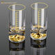 Montrachet gold-marked white wine cup set, one or two crystal glass gold foil cups, household two or two scale Jinshan small wine glasses, 1 or 2 cups, 1 piece, Jinshan cup 50 ml