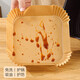 Mi Bang hand air fryer paper barbecue baking paper square oil-absorbing paper household food fried chicken silicone paper French fries barbecue paper thickened and increased-heightened edge 100 sheets