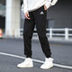 ADIDAS阿迪达斯男裤运动裤24秋季新款快干透气跑步健身训练卫裤长裤子男 GK9226/经典黑-单层/时尚logo S