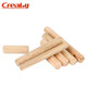 Creaby log plugs, wooden dowels, tenon twill wedges, solid wood sticks, wooden pegs, wardrobe cabinet connectors, round wood dowels, 8mmx30mm (50 pcs)