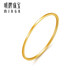 Ming brand jewelry pure gold tattoo ring simple single wear stackable solid ring gift ring for women AFM0232 labor cost 75 pure gold ring size 16 about 0.64 grams