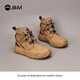 Happy Mary (J / M) Bottes Martin pour les femmes en automne Bottes courtes augmentées Bottes jaunes coups de pied pour les femmes de randonnée en plein air pour les femmes Camel 36