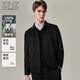 EMZ Ordos [100%cotton wool] Early autumn dwarf classic lapel short net -color jacket man