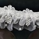 Clásico de encaje de mariposa soluble en agua Garlón plisado Collar de cuello de cuello de cuello de cuello con zapatos y sombreros Accesorios de vestidos de novia 9225 Mesa de mariposa pequeñas más cuentas de 0 cm de aproximadamente 13 metros