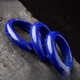 DL 1998 Pangdonglai Quality Lapis lazuli ring Tianlan One thing one picture Afghanistan more gold and less white ore raw stone index finger G6623