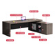 Jiahang Boss Desk Simple Modern President Desk Office Executive Desk Manager Supervisor Desk Single Desk LBZ-A41