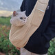 Chunba Niba cat bag, outdoor portable bag, breathable shoulder bag, cat school bag, large capacity cat take-out pet supplies, waist bag