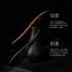 Blancpain ancient style hairpin sandalwood high-end high-end wooden hairpin national style new Chinese style black sandalwood Chinese style hairpin hairpin bright white and charming