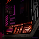 华硕（ASUS）ROG GR701创世神 白色机箱吹雪 EVA系列定制 UV喷绘改色全塔主题定制机箱 翻毛皮定制ARGB全套灯板 黑色创世神+灰翻毛皮+黑色镭射灯板