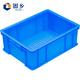 Guxiang thickened plastic logistics turnover box parts box material box classification tool box storage storage box moving organization box blue QL-ZZX-A4 box 410*305*147mm