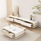 Melchers Furni Ture Modernes Internet -Promi Cream Style Couchtisch TV -Schrank Italienische Rocktisch -TV -Schrank Kombination 2,2 Meter TV -Schrank aufgehängt