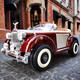 Samatra Rolls-Royce children's electric car high-end classic car male and female baby remote control toy car can sit on four-wheel vehicle painted red + four-drive + center console large lithium battery + multi-function remote control + five-type safety belt