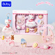Auby baby toys rattle teether bed hanging saliva towel Hello Kitty comfort doll newborn gift box birthday gift