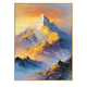
Yitu hand-painted oil painting entrance living room decoration painting study office vertical version good meaning light luxury sofa dining room hanging painting Rizhao Jinshan 60*80 black metal frame