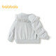 Balabala children's clothing girls jacket children's 2024 fashionable sweet lace lapel children's baby spring clothing 208124105008
