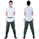 Fisherman Le over-the-knee waders half-length thickened rain boots and rain pants waterproof leather forks for men and women fishing pants and shoes one-piece leg pants green fishing pants 40