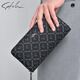 SATCHI men's bag holding wallet with large capacity high-end business and casual commuting 2025 new brand mobile phone bag for men [Black] Official authentic / SF Express delivery