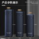 Fuguang Thermalbecher für Männer und Frauen 316 Edelstahl -Wasserbecher Tee Tasse Business Custom Geschenkbecher Schriftzüge großer Kapazität Tasse 480 ml Schwarz [316 Edelstahl + Matte]