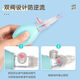 Kangaroo doctor nasal suction device for infant nasal snot infants and young children young children small-month-aged babies to manually clean the nose and nose congestion. 1 set of nasal suction device + 1 saline