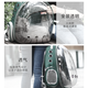 Lekali Rucksack Katzentasche aus großer Tasche Katze Rucksack Rucksack Schultasche Raumkapsel Katze Haustier Air Box Transparent Grey [Side Open Door]