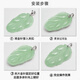 Fat Donglai's same style 18k gold U-shaped buckle head buckle straight buckle jade pendant accessories multi-purpose buckle pair clip buckle jadeite jade buckle large diamond (K yellow l gold)