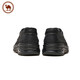 Camel Men's Genuine Leather Thick Sole Heightened Casual Leather Shoes Retro Versatile and Comfortable Shoes P13A307007 Black 40