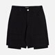 VICUTU men's shorts, summer style, cool, comfortable, skin-friendly, business casual, versatile five-quarter pants, black and green 31