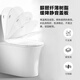 惠达（HUIDA） 卫浴马桶大冲力坐便器家用快拆盖板坐厕连体式马桶6218 HDC6218核对好坑距 400坑距