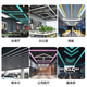 致仕（ZISIZ）方通灯led长条灯办公灯铝方通专用办公室吊灯明装条形灯店铺商用 升级加亮款15053cm-36W白光