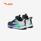 Anta-Kinder-Turnschuhe Mädchenschuhe Frühlingsknöpfe bequeme Mesh Spleißen Lingyun Laufschuhe [Jungen] Schwarz/Weiß/Blau/Grün 9903-2 25