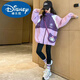 Disney Disney Girls' Coat Autumn 2023 New Fashionable Casual Girls Autumn Zipper Cardigan Outdoor