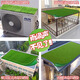 Qingya awning silencer mat silent air conditioner outdoor unit anti-drip lawn soundproof cotton iron awning roof balcony rainproof 3cm encrypted silencer grass (2 meters wide * 1 meter long)
