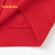 Balabala children's clothing children's sweatshirts men's spring and autumn big children's long-sleeved tops trendy New Year red