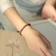 Moon seal Baichuan Laoshan Sandalwood Bracelet Sandalwood Bracelet Women's Black Meat Sandalwood Cultural Buddhist Bead Bracelet About 6mm