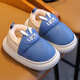 Xin Yueqing children's cotton slippers autumn and winter waterproof non-slip boys' bag heel cotton shoes girls warm home indoor baby slippers pink size 30-31 (inner length 20cm)