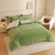 Arctic velvet quilt core thickened to keep warm lamb velvet winter quilt student dormitory single quilt plus double home cover quilt beautiful - bean green [double-sided velvet quilt] 150x200cm6Jin [Jin equals 0.5 kg] (winter quilt)