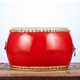 Ouyin dance teaching special drum instruments to play adult Chinese drum red drum cowhide small drum children's toy drum 9-inch cowhide drum-29*17CM suitable for 6-10 years