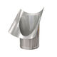 Galvanized spiral circular duct saddle accessories flat interface oblique socket pipe mouth chimney exhaust ventilation customization oblique saddle 100mm
