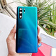Suitable for Huawei p30 back cover glass original Huawei p30pro mobile phone back case original battery cover outer back screen p30pro back cover bright black new + installation package