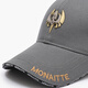MONAITTE hat men's autumn new trendy outdoor peaked cap big head fashion sports hard top four-season sun protection hat baseball gray (four seasons) regular size (54-60CM)