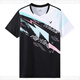Shangbojin Badminton Suit Men and Women Autumn and Winter Tennis Match Uniformes equipados con mesa de entrenamiento de tenis de ropa deportiva de secado rápido 3923 Pink Women [otoño e invierno] M