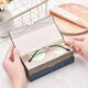 Double-layer glasses box Two pairs of glasses box myopia eye box anti-pressure sunglasses box women anti-pressure sunglasses box double-layer glasses box