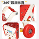 Xinge Shopping Cart Toy Children's Play House Storage Simulation Fun Trolley Toddler Simulation Supermarket Kitchen Shopping Vegetables and Fruits Large 26-piece Set 3-4 Years Old Girl Birthday Gift Red