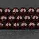 Sandelholz-Kollektionskollektion, Indianer kleines Blatt rotes Sandelholzarmband Buddhistische Perlen für Männer und Frauen, voller Sterne, hohes Öl und dichter Ton und kulturelles Reliquien-Armband [altes Produkt TJ9763] Eine Sache, eine Aufnahme, voller Sterne 7mm*108