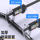 Huangchi U-lock glass door lock anti-theft lock door lock U-lock mortise lock thickened shear-resistant office shop door lock