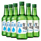 
JINRO Soup 360ml*6 bottles 16 degrees original flavor Korean imported foreign wine ration wine