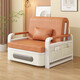 Hanchan-Faltsofa Bett integriert und zweizweckige Mehrfunktionen Teleskop-Klappbett Single-Pulling-Betttechnologie Tuch Katze Kratzen Stoffbett 0,82 Meter normales Modell + 5 cm Schwamm